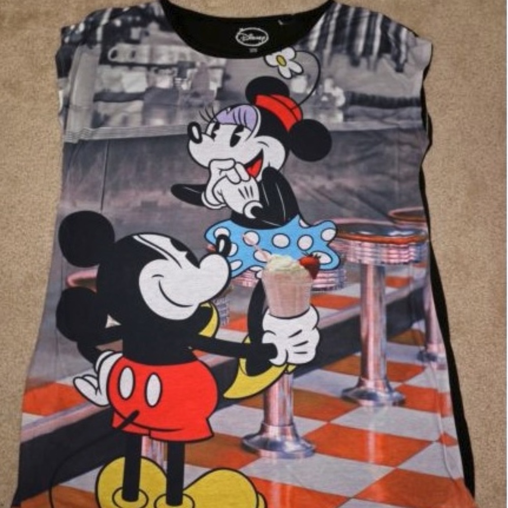 DISNEY Mickey & Minnie Mouse Nightgown Pajamas 2x